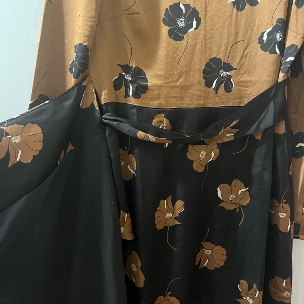 Ann Taylor Floral Boatneck Column Midi Dress, 4 - Picture 7 of 9
